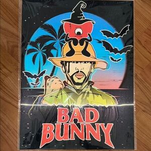 GRAPHIC 3D ANIME Bad Bunny Graphic Poster